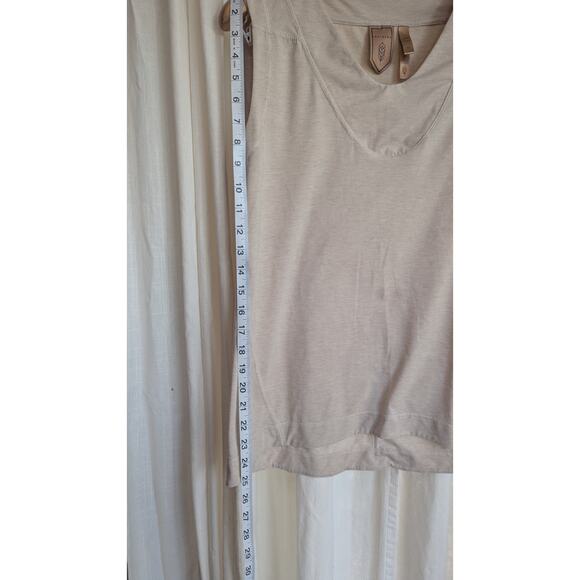 Indygena Small Women Pullover Wide Strap Tank Top Beige - Picture 3 of 7